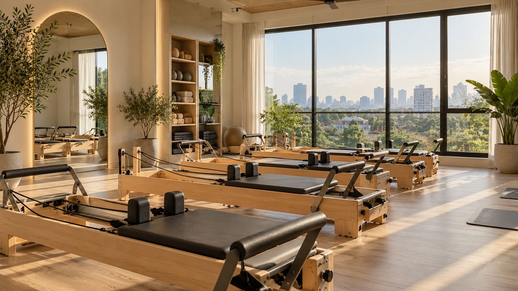 Fitness studio website preview